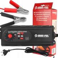 Akumuliatoriaus įkroviklis MAR-POL M82503, 3,8A, 6V/12V, IP65