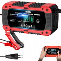 Automatinis akumuliatoriaus įkroviklis su remonto funkcija, 12V 10A