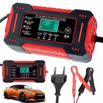 Automatinis automobilio akumuliatoriaus įkroviklis 12V 6A su baterijos atstatymo funkcija
