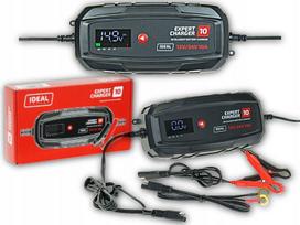 Akumuliatoriaus įkroviklis EXPERT CHARGER 10, 12/24V, 10A, tinka WET, GEL, AGM, EFB, LiFe baterijoms