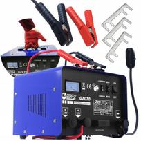 Akumuliatorių įkroviklis ir paleidimo įrenginys GZL-70, 12V/24V, 500Ah, greitas įkrovimas