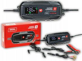 Akumuliatorių įkroviklis EXPERT CHARGER 5, 6/12V 5A, tinkamas WET, GEL, AGM, EFB, LiFePO4