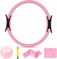 Pilateso rinkinys: žiedas 38 cm, kamuolys, juosta, volas