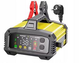 Automobilinis akumuliatoriaus įkroviklis su paleidimo funkcija 12V/24V 25A AGM Booster