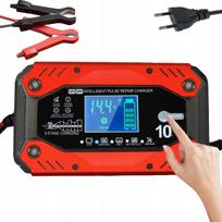 Automatinis 12V/24V 10A akumuliatorių įkroviklis su atkūrimo funkcija