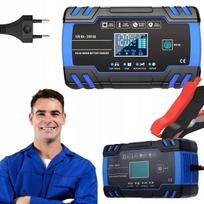 Automatinis akumuliatoriaus įkroviklis su taisymo funkcija, 12V/24V baterijoms