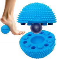 Masažinis kamuoliukas pėdoms RAD Neuro Ball 6,4 cm, mėlynas