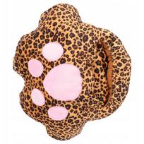 USB kojų šildyklė LEOPARD, pliušinės šlepetės su neslystančiu padu