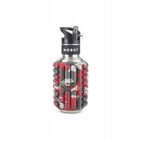 Vandens butelis su masažiniu voleliu MOBOT Firecracker 0,5 l, spalvingas