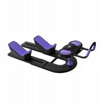 Pilates treniruoklis su ropojimo funkcija, juodas, taupantis vietą