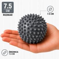 Kietas dygliuotas masažo kamuoliukas fascijoms ir reabilitacijai