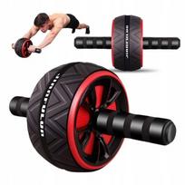 Pilvo raumenų treniruočių ratas CROSSFIT, raudonas