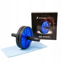 Pilvo raumenų treniruoklis 4yourhealth AB WHEEL PRO, dvigubas ratas