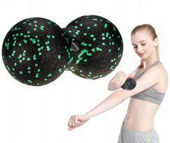 Masažinis volelis Aqua-Sport Powerstretch, juodas/žalias, EPP