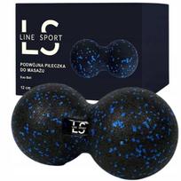 Masažo dvigubas kamuolys ROLLER HARD Line Sport Duoball, 12 cm