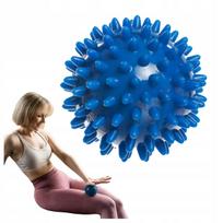 Masažo kamuoliukas su dygliukais 7 cm DrFit rehabilitacijai