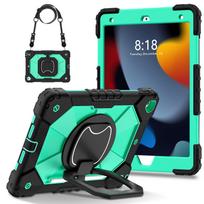 for iPad 5th/6th/7th/8th/9th/10th Air 4/5 Pro 11 Pro 9.7 Case with Pencil Holder with 360 Rotating Foldable Stand Cover ForiPad 5 6th Pro9.7 blue