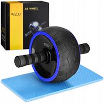 Pilvo raumenų treniruoklis AB Wheel su kilimėliu
