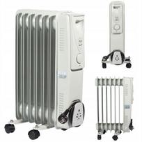 Elektrinis alyvos radiatorius, 1500 W, 7 sekcijų, su termostatu