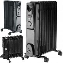 Alyvos radiatorius su termostatu, 2000 W, 9 sekcijų