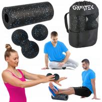 Masažinis volas pratimams, EPE putplastis, komplektas, GYMTEK