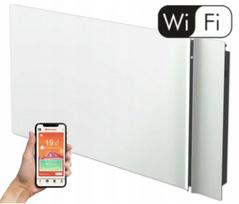 Hibridinis elektrinis infraraudonųjų spindulių šildytuvas su termostatu, 1000 W, Wi-Fi