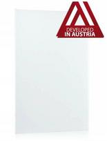 Infraraudonųjų spindulių šildytuvas, baltas stiklas, 600 W