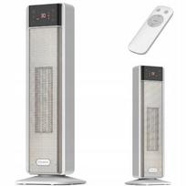 Keraminis elektrinis šildytuvas, su nuotolinio valdymo pultu, 3 galios lygiai, laikmatis, 2000 W