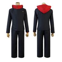 Helovinas Holoun Jujutsu Jjk Manga Anime Itadori Yuji Cosplay Kostiumas Perukas Striukė Kelnės Uniforma Rožinis Tinklelis Sintetinis M juoda