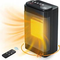 Kompaktiškas elektrinis šildytuvas namams su skaitmeniniu termostatu, 3 režimai