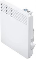Sieninis konvektorius AEG su LCD ekranu, metalinis, baltas, 5–30°C