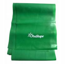 Reabilitacinė Pilates juosta, žalia, 150x15x0,45 cm