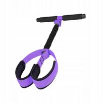 Mankštos guma su pedalu moterims, violetinė