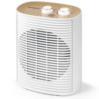 Elektrinis ventiliatorinis šildytuvas 2000W su termostatu, baltas