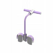 Mankštos juosta su pedalu, 4 gijų, skaičiuojanti, violetinė