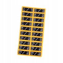 Svorio žymekliai treniruokliams, 3,5 x 1,3 cm, 5–100 kg