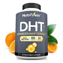 Hair Formula Supplement with Biotin, Saw Palmetto & Zinc, Hair & Nail Wellness, 120 Capsules 60 Capsules