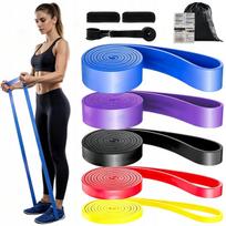 Fitneso mini pasipriešinimo gumų rinkinys, 5 vnt.