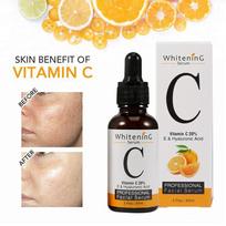 vitamino C serumas 20% E ir hialurono rūgštis (30 ml) black
