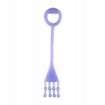 Violetinė pėdos tempimo juosta su kilpa