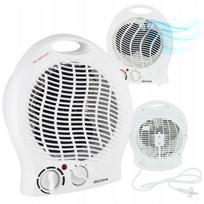 Elektrinis ventiliatorinis šildytuvas APRON, 2000 W, 3 režimai, su termostatu