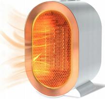 Nešiojamas šildytuvas 1200W, baltas, su termostatu