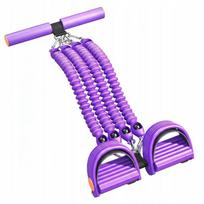 Mankštos pedalų treniruoklis, violetinis, 45 kg