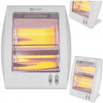 Kvarcinis elektrinis šildytuvas, baltas, 400W/800W