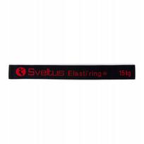 Guminė treniruočių juosta Sveltus Elasti'ring, juoda, 15 kg