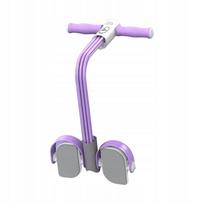 Treniruoklis su kojų pedalu, violetinis, namų mankštai ir jogai