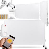 Infraraudonųjų spindulių šildytuvas CRONOS 800W su termostatu ir WiFi