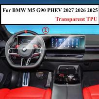 For BMW M5 G90 EV 2025 Car Panel Film Full set interior film Gear Panel PPF GPS TPU Navigation Screen Protective Film Sticker Right-hand drive ruda