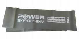 Gumos juosta mankštai Power System, pilka, 3 lygio