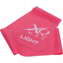 Mankštos juosta XQ Max Light, 103 x 10 cm, rožinė